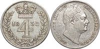 UK 4 penique 1832