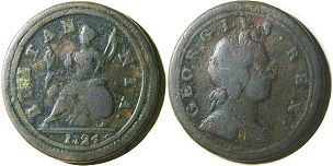 GB 1/2 penny 1724