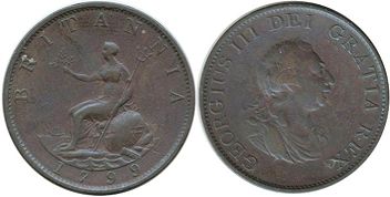 UK 1/2 penny-1799