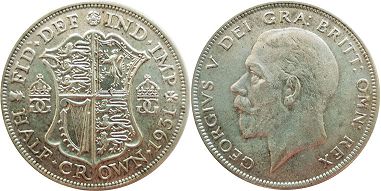 UK 1 1/2 corona 1931
