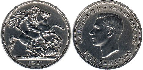 UK 1 corona 1951
