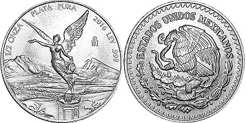 México moneda 1/2 onza 2016