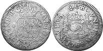 México moneda 1/2 real 1769