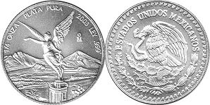 México moneda 1/4 onza 2003