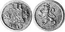 México moneda 1/4 real 1813