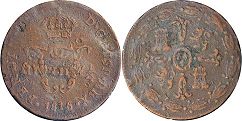 México moneda 1/4 tlaco 1816