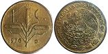 Mexico coin 1 centavo 1970 (1970, 1972, 1973)