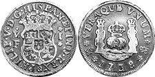 México moneda 1 real 1738