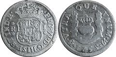 México moneda 1 real 1755