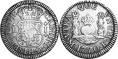 México moneda 1 real 1770