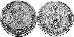 México moneda 1 real 1778