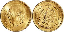 Mexico coin 10 pesos 1959