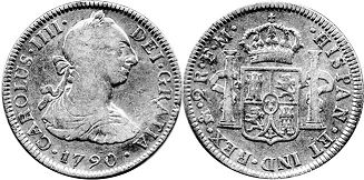México moneda 2 reales 1790
