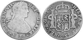 México moneda 2 reales 1811