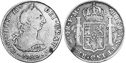 México moneda 4 reales 1789
