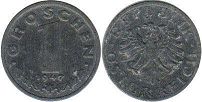Moneda Austria 1 groschen 1947