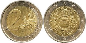 Austria Moneda 2 Euro 2012