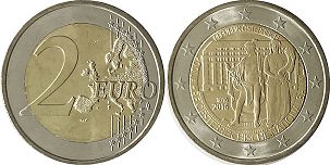 Austria Moneda 2 Euro 2016