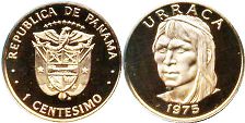 moneda Panama 1 centésimo 1975