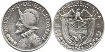 moneda Panama 10 centésimos 1947