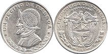 moneda Panama 10 centésimos 1961