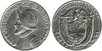 moneda Panama 10 centésimos 1980