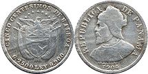 moneda Panama 5 centésimos 1904