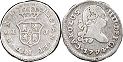 moneda Peru 1/4 real 1794