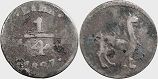 moneda Peru 1/4 real 1837