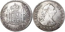 coin Peru 1 real 1773