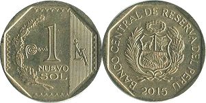 moneda Peru 1 sol 2015