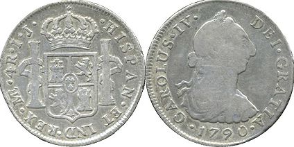 moneda Peru 4 reales 1790