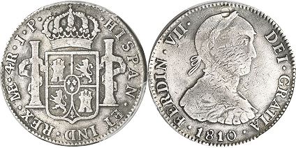 moneda Peru 4 reales 1810