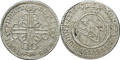Moneda Berna 10 kreuzer 1776