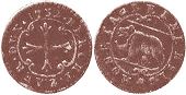 Moneda Berna 1/2 kreuzer 1732