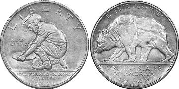 Moneda Estadounidenses 1/2 dólar 1925 CALIFORNIA
