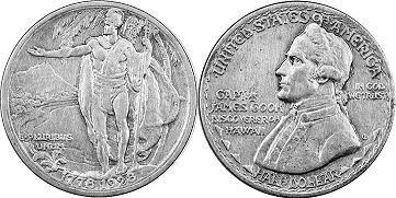 Moneda Estadounidenses 1/2 dólar 1928 HAWAII