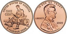 Moneda Estadounidenses 1 centavo 2009 Lincoln seated