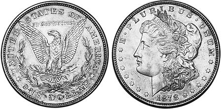 Moneda Estadounidenses 1 dólar 1878