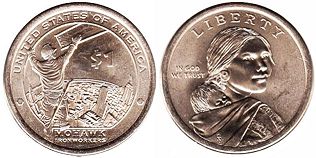 Moneda Estadounidenses 1 dólar 2015 Mohawk Ironworkers