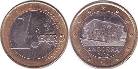 moneda Andorra 1 euro 2016