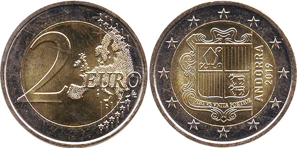 coin Andorra 2 euro 2019