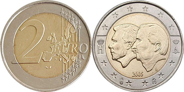 coin Belgium 2 euro 2005