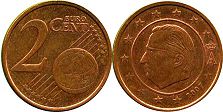 moneda Bélgica 2 euro cent 2007