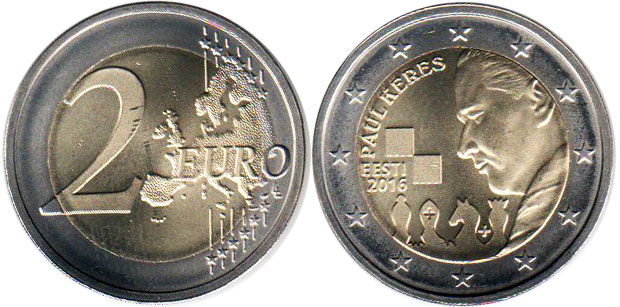 coin Estonia 2 euro 2016