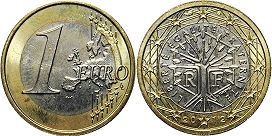 moneda Francia 1 euro 2012