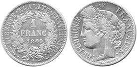 moneda Francia 1 franco 1949