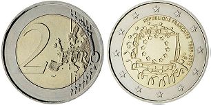 moneda Francia 2 euro 2015