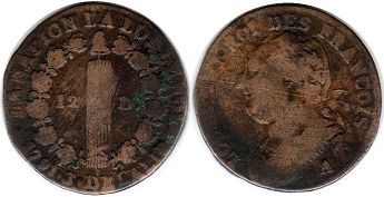 moneda Francia sol constitutionnel 1792