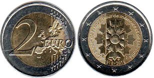 moneda Francia 2 euro 2018